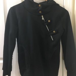 🔥NWOT Women’s Pocket Hoodie w/Zipper/Snap Accents